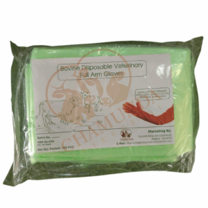 Full Length Vet.Hand Gloves Pista L.D Pack Of 100 pcs